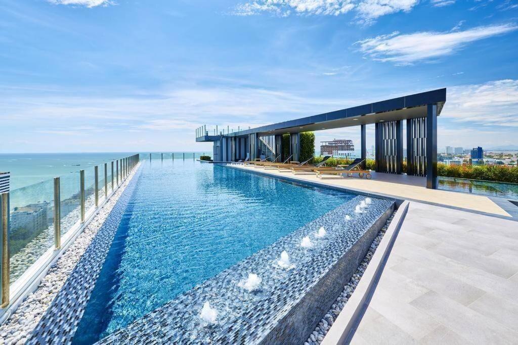 Sea View 2 Bed Room Condo @ Central Pattaya Exteriör bild