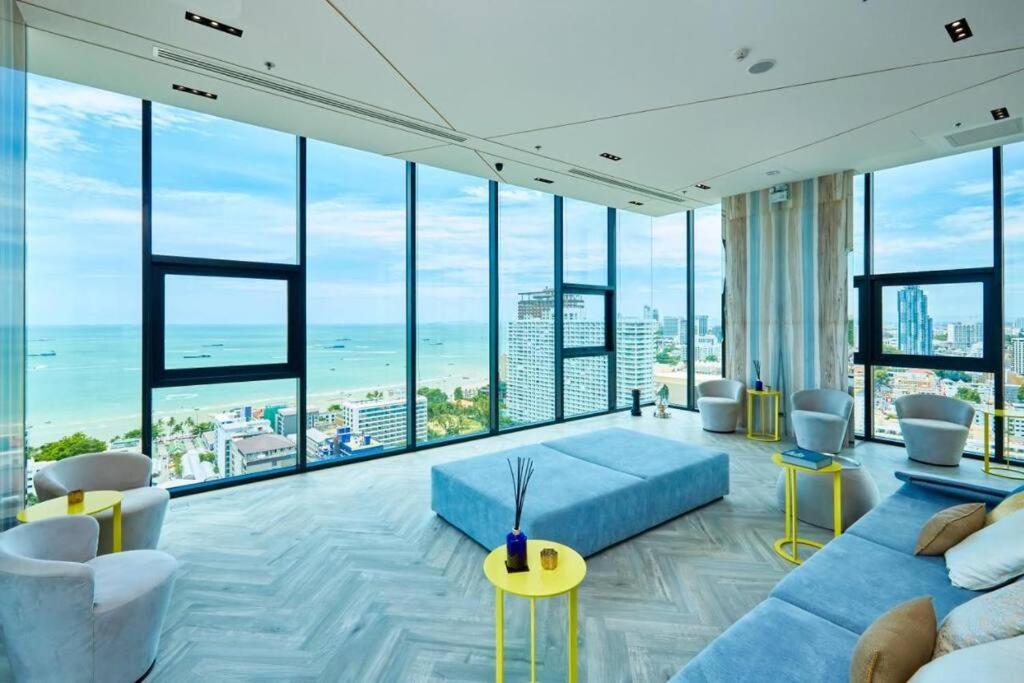 Sea View 2 Bed Room Condo @ Central Pattaya Exteriör bild