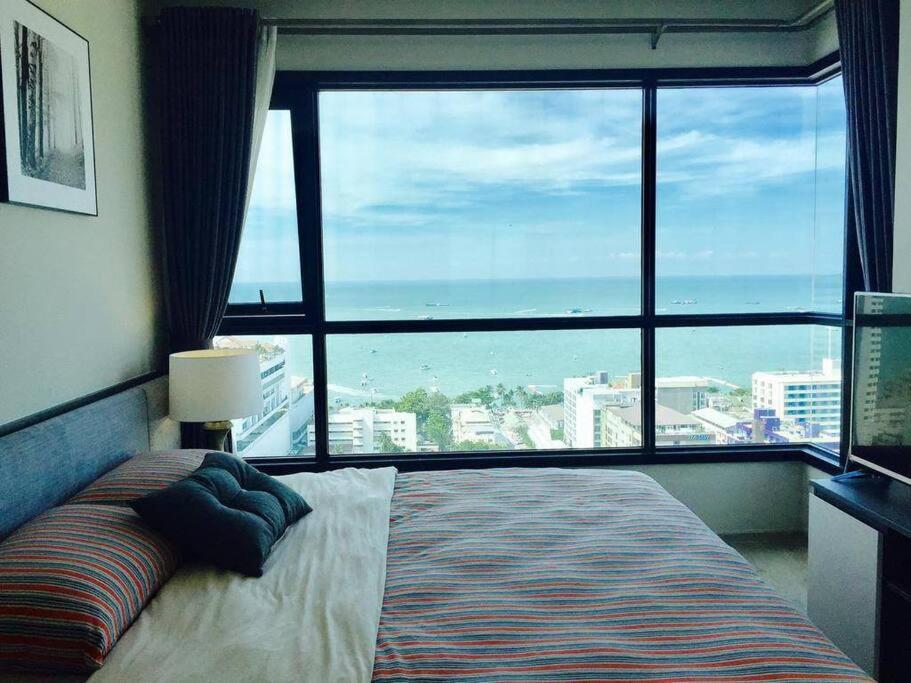 Sea View 2 Bed Room Condo @ Central Pattaya Exteriör bild